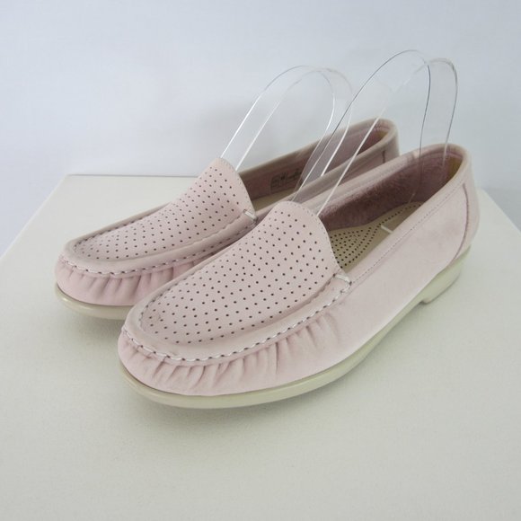 light pink moccasins